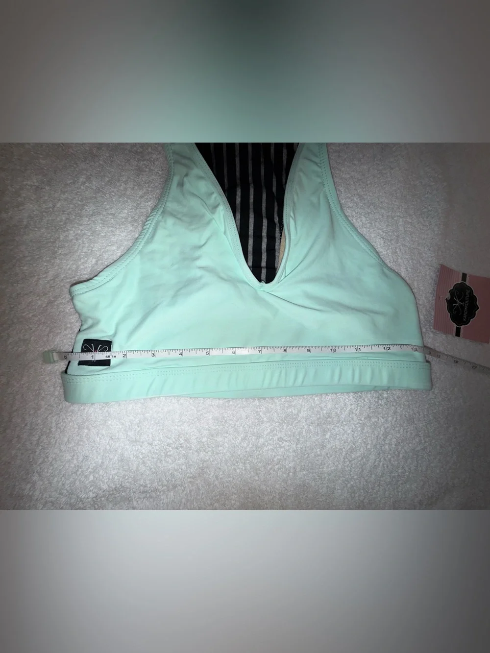 Kandi Kouture NWT! Mint Green Dance Bra Top Size Adult Medium